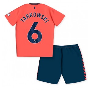 Maillot de foot Everton James Tarkowski #6 Extérieur enfant 2023-24 Manches Courte (+ pantalon court)
